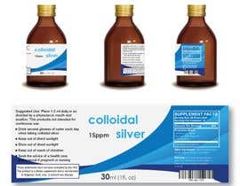 #19 for MAKE 2.5&quot; X 7&quot; LABEL FOR COLLOIDAL SILVER by educiting