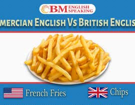 #17 for Inforgraphics Design for American English Vs British English Feb 2019 by sbiswas16