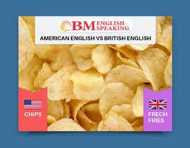#20 para Inforgraphics Design for American English Vs British English Feb 2019 de RomanaMou