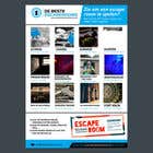 #23 para Design A6 flyer for an escape room review website de jhess31