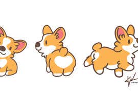 #20 ， Cartoon corgi dog design 来自 akward13