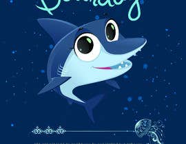 #9 para Child Birthday Invitation Card - Shark Theme de BayanZahdeh