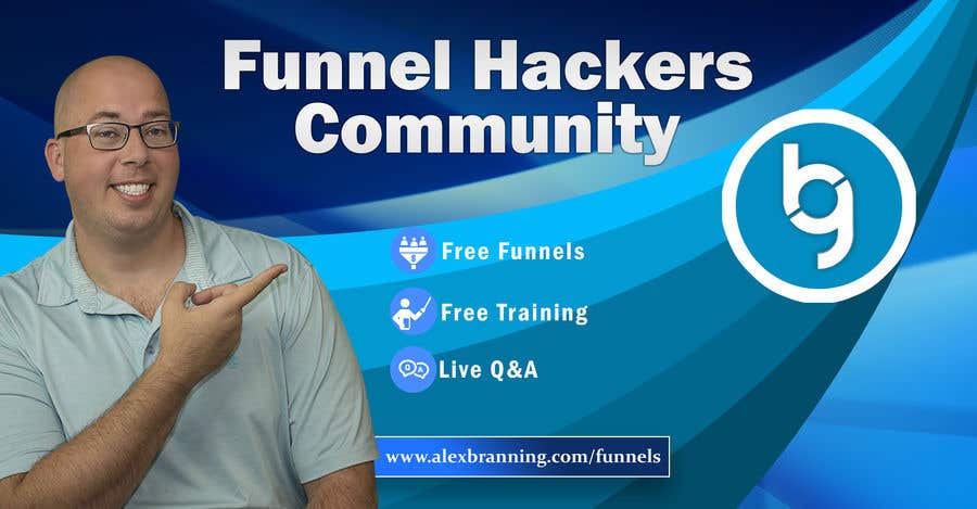 Contest Entry #60 for                                                 Facebook Group Cover Photo for Funnel Hackers Community
                                            