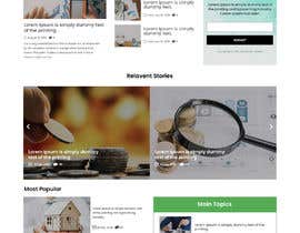 saidesigner87님에 의한 Build the front end of a financial blog landing page을(를) 위한 #6