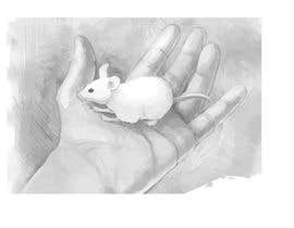 #32 para Art/print with mouse (animal) and text de asadulislambit