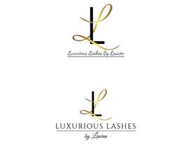 #12 для I have a eye lash extension business. I need a logo similar to the picture I posted, but the cursive L I want gold and the regular L I want to keep black. And at the bottom I want it to say “Luxurious Lashes by Lauren”. My colors are black gold and white. від sharminbohny