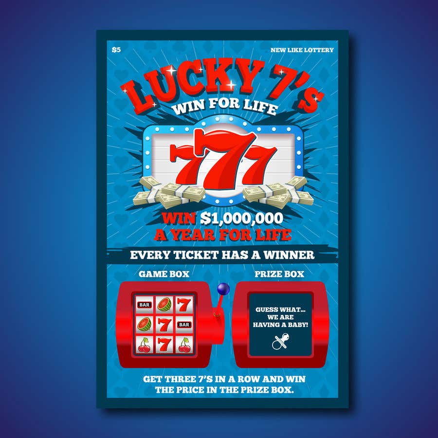 Penyertaan Peraduan #31 untuk                                                 Designing a Lotto Ticket
                                            