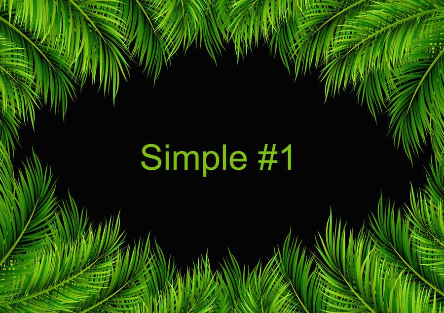 Inscrição nº 35 do Concurso para                                                 Design a palm tree/banana leaf pattern I can use for my product
                                            
