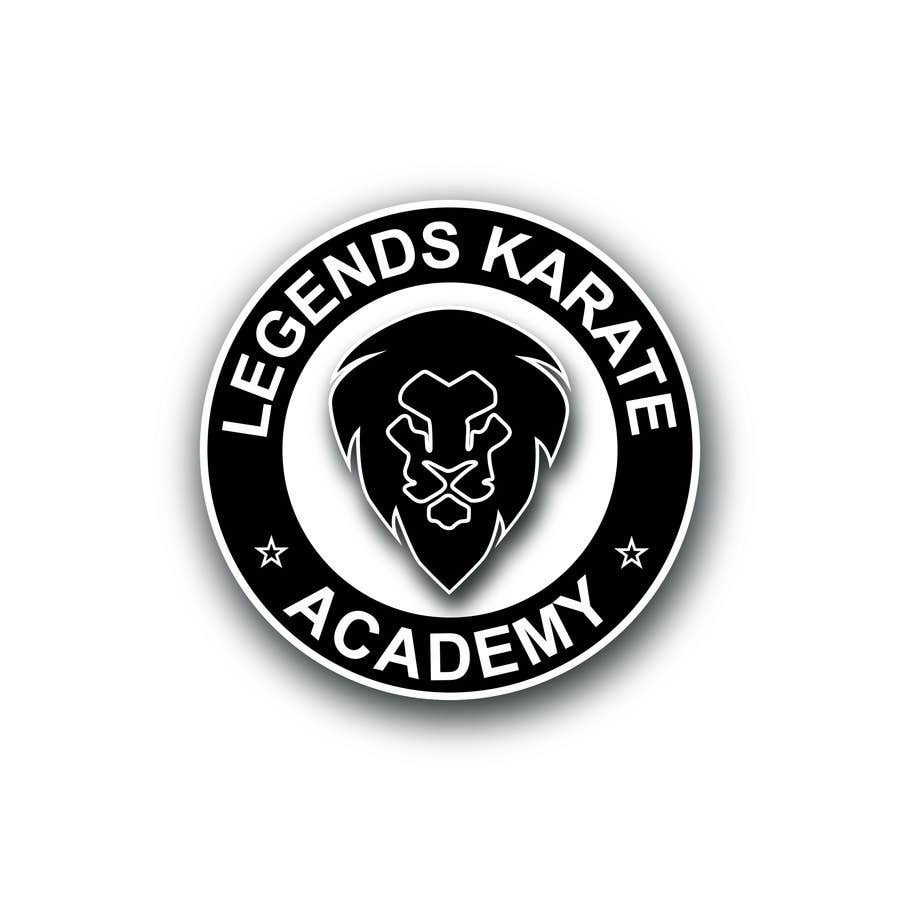 Konkurrenceindlæg #9 for                                                 A badge/logo for me karate club “Legends Karate Academy” as well as some different types of logo representation - colours black and white - some lion head examples attached as examples only - also a mock up of a landing page of a website - 03/03/2019 19:1
                                            