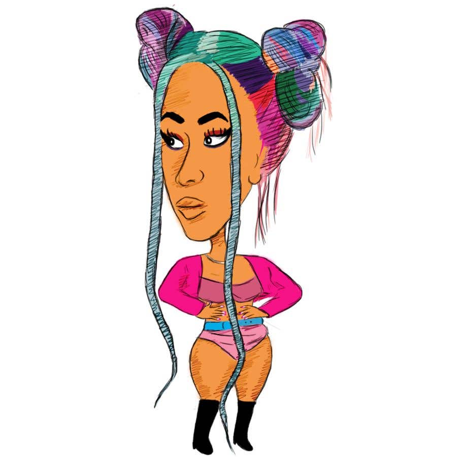 Contest Entry #23 for                                                 Cardi B - Caricature Contest
                                            