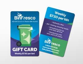 Nro 18 kilpailuun BinFresco needs a designed gift purchase card for home depot stores for our service käyttäjältä mirceawork