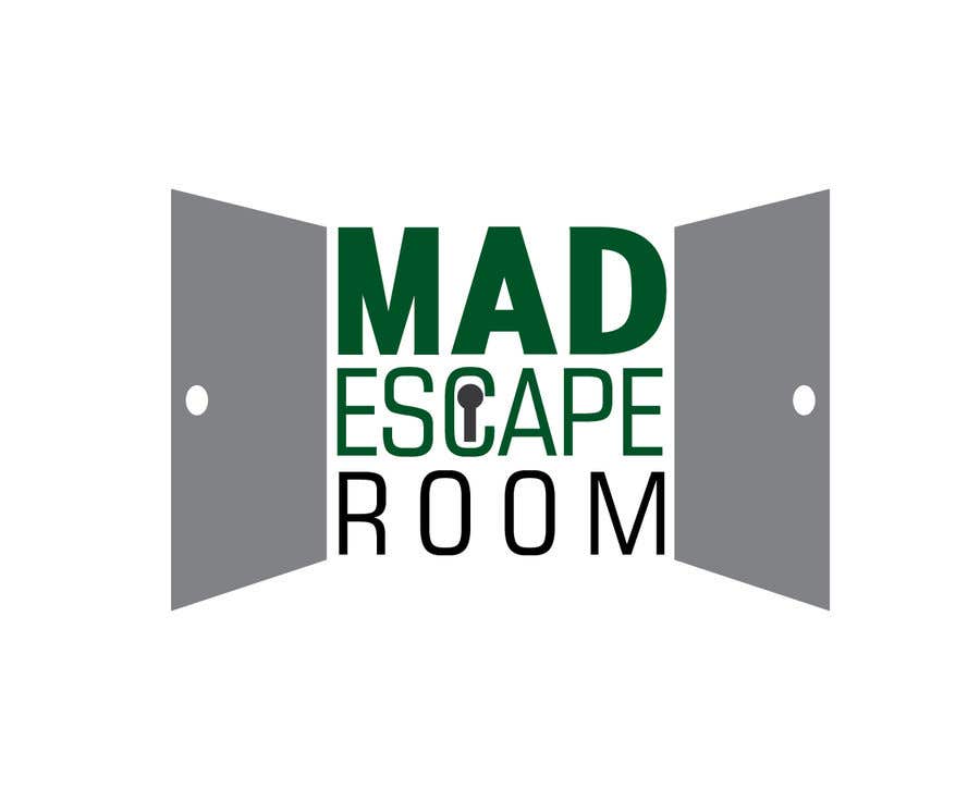 Penyertaan Peraduan #129 untuk                                                 Logo design for Mad Escape Room
                                            
