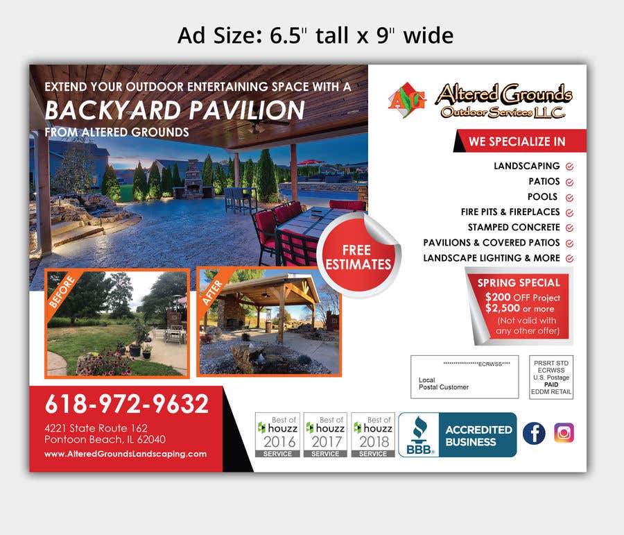 Contest Entry #30 for                                                 Design a print ad for landscape business 2 - 15/03/2019 14:21 EDT
                                            