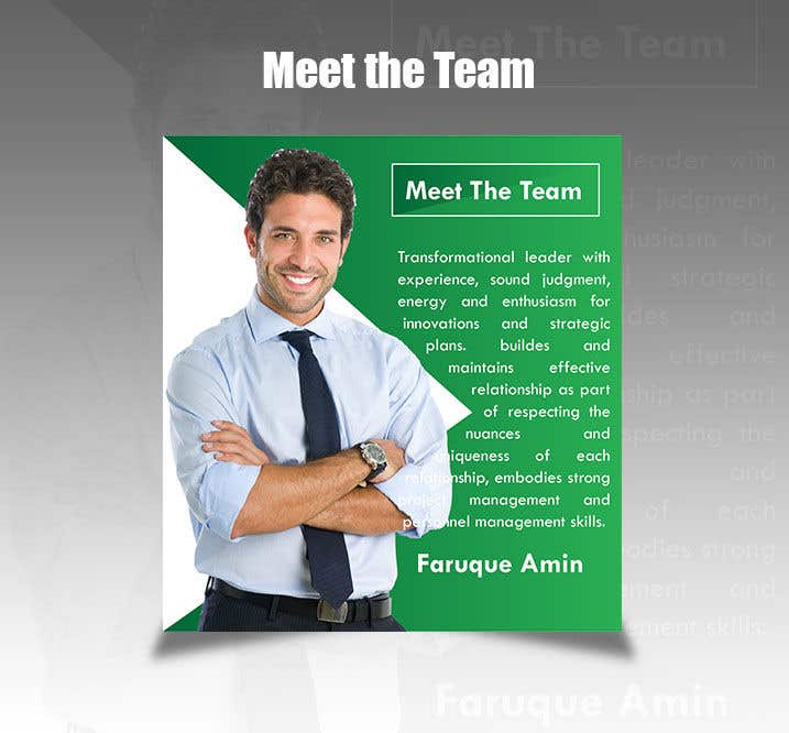 Entri Kontes #13 untuk                                                Meet the team and other posters
                                            