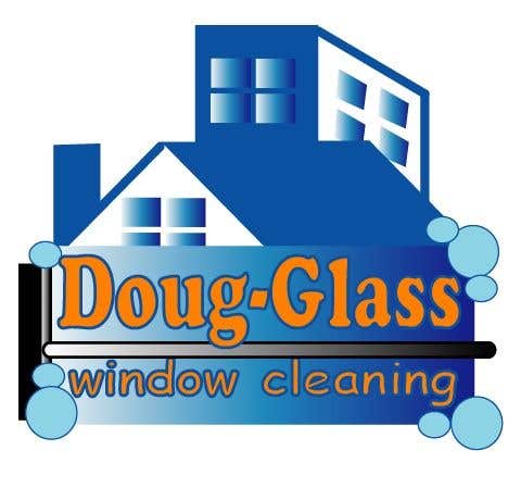 Contest Entry #16 for                                                 Create a logo for my window cleaning business EASY (examples provided) Doug-glass Window Cleaning
                                            