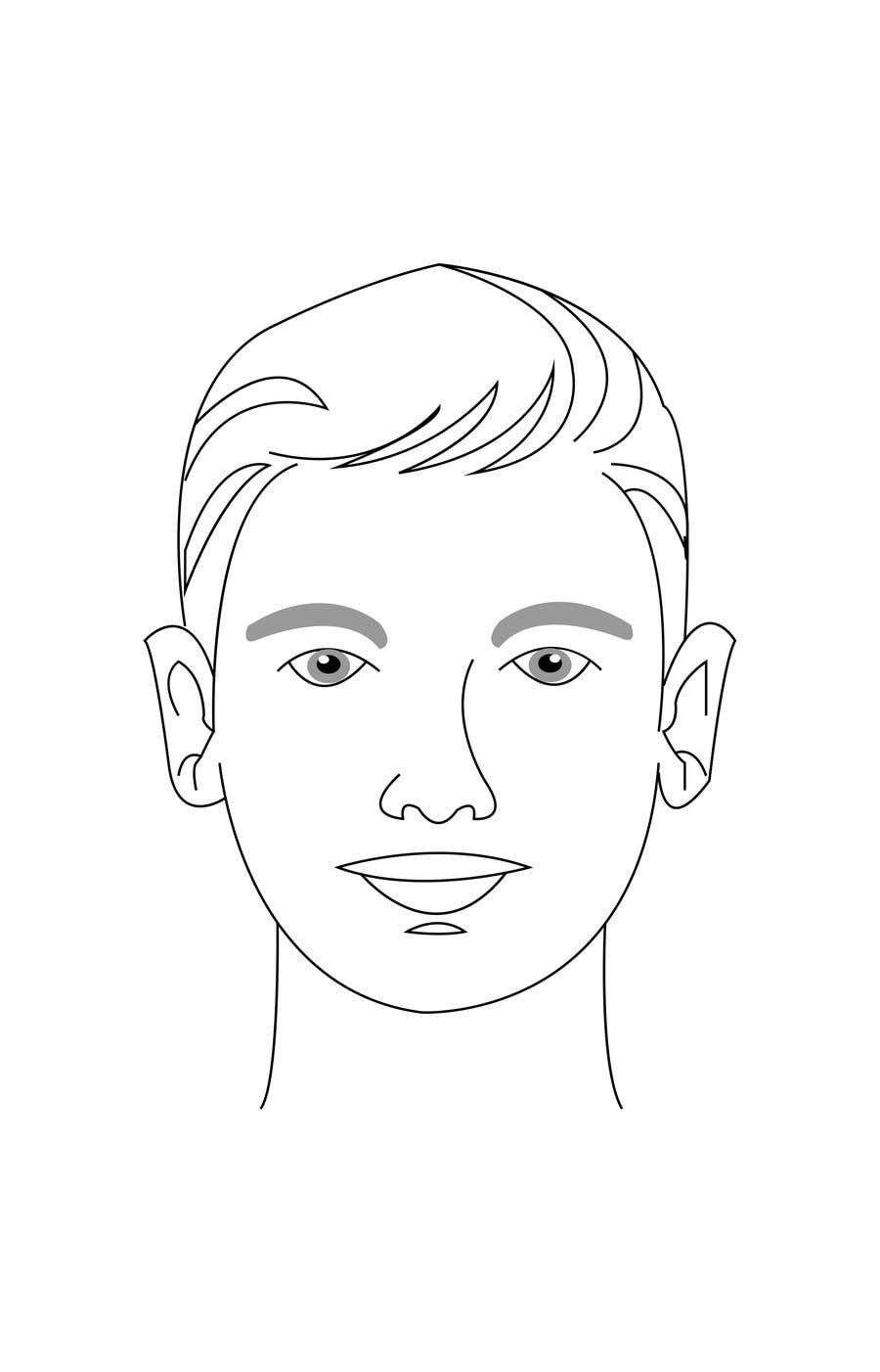 Entry 16 By Prantolatif For Draw A Round Face Shape Of A Man Freelancer You have no angles to your jaw, which is also rounded. draw a round face shape of a man