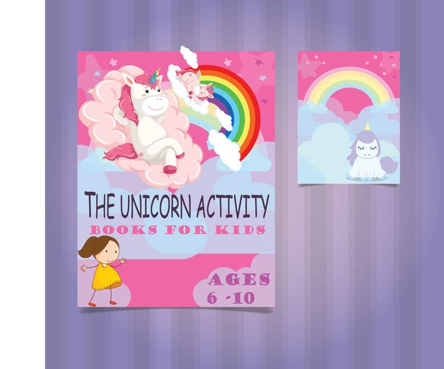 Bài tham dự cuộc thi #12 cho                                                 Unicorn Activity Book Cover Ages 6-10 (Book 2)
                                            