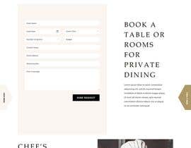 #31 para Create UI and graphics for a web site of a restaurant de legalpalava