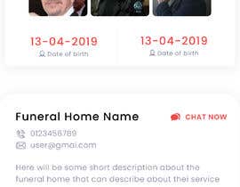 #9 pёr Graphic Design Layout For Funeral Home App (The Contest is for the homepage of the App Only) Additional pages based off design nga kptech