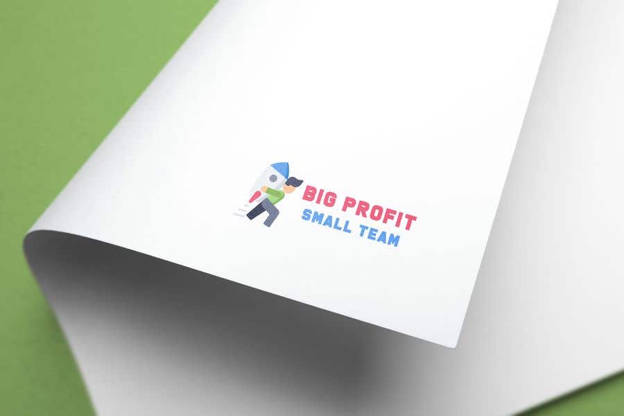 Penyertaan Peraduan #63 untuk                                                 Small Team. Big Profit  Logo Creation Contest
                                            