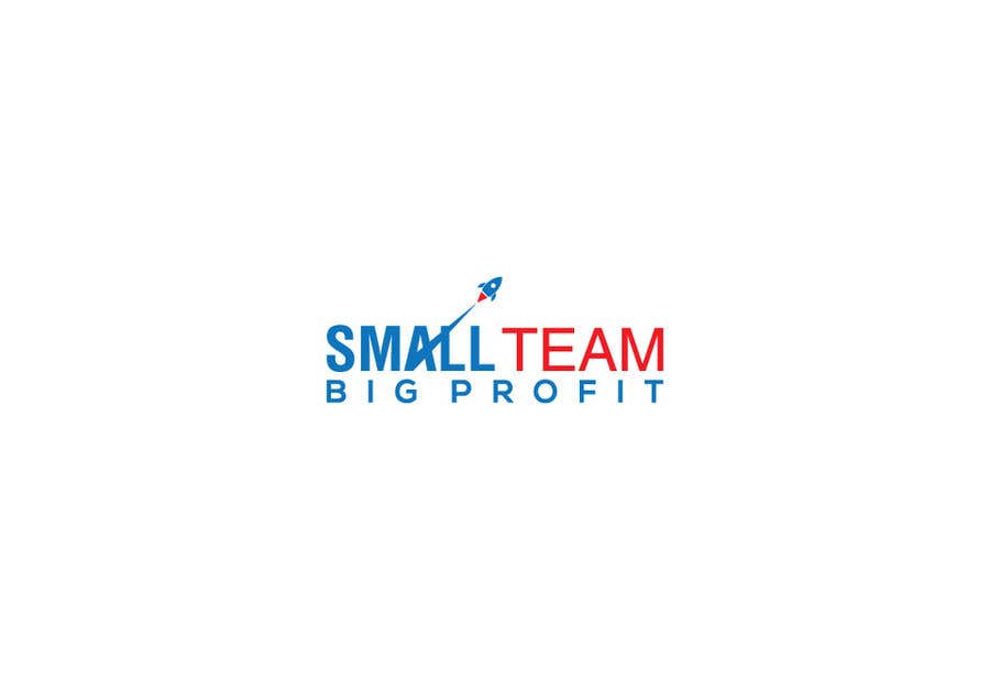 Penyertaan Peraduan #40 untuk                                                 Small Team. Big Profit  Logo Creation Contest
                                            