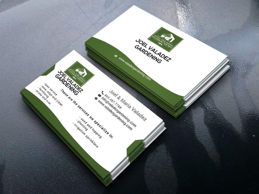 Proposition n°36 du concours                                                 Revamp Business Card for Landscaping/Gardening Service Provider
                                            