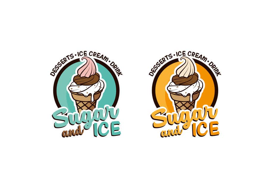 Penyertaan Peraduan #37 untuk                                                 Logo for ice cream shop
                                            