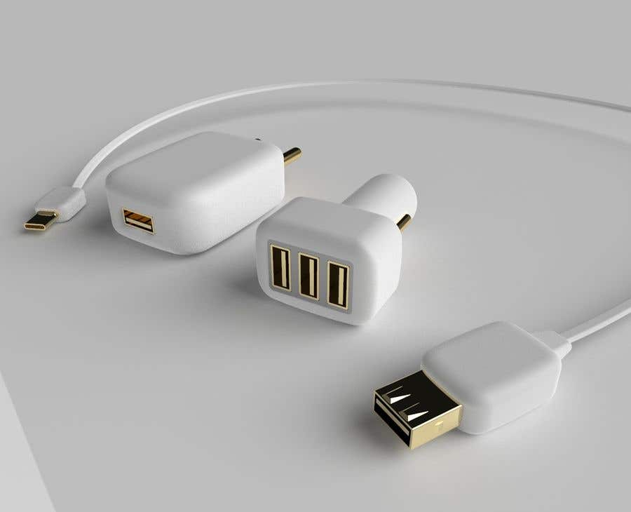 Bài tham dự cuộc thi #24 cho                                                 USB Chargers and cables with Family design
                                            