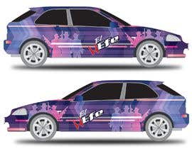 #29 untuk Full Color Gangster Wrap Design for Honda race car oleh ikbal117