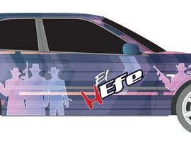 #30 untuk Full Color Gangster Wrap Design for Honda race car oleh ikbal117