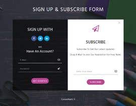 #91 for Design Signup Form + Convert to HTML by bappa85