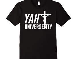 mahabub14 tarafından YAH UNIVERSE + ITY graphic design T-shirt the (+) should be the cross of Christ. için no 8
