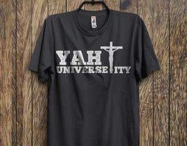 #17 for YAH UNIVERSE + ITY graphic design T-shirt the (+) should be the cross of Christ. af mahabub14