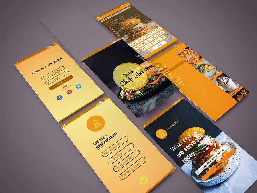 Contest Entry #8 for                                                 Build a mobile UI for online food ordering app
                                            