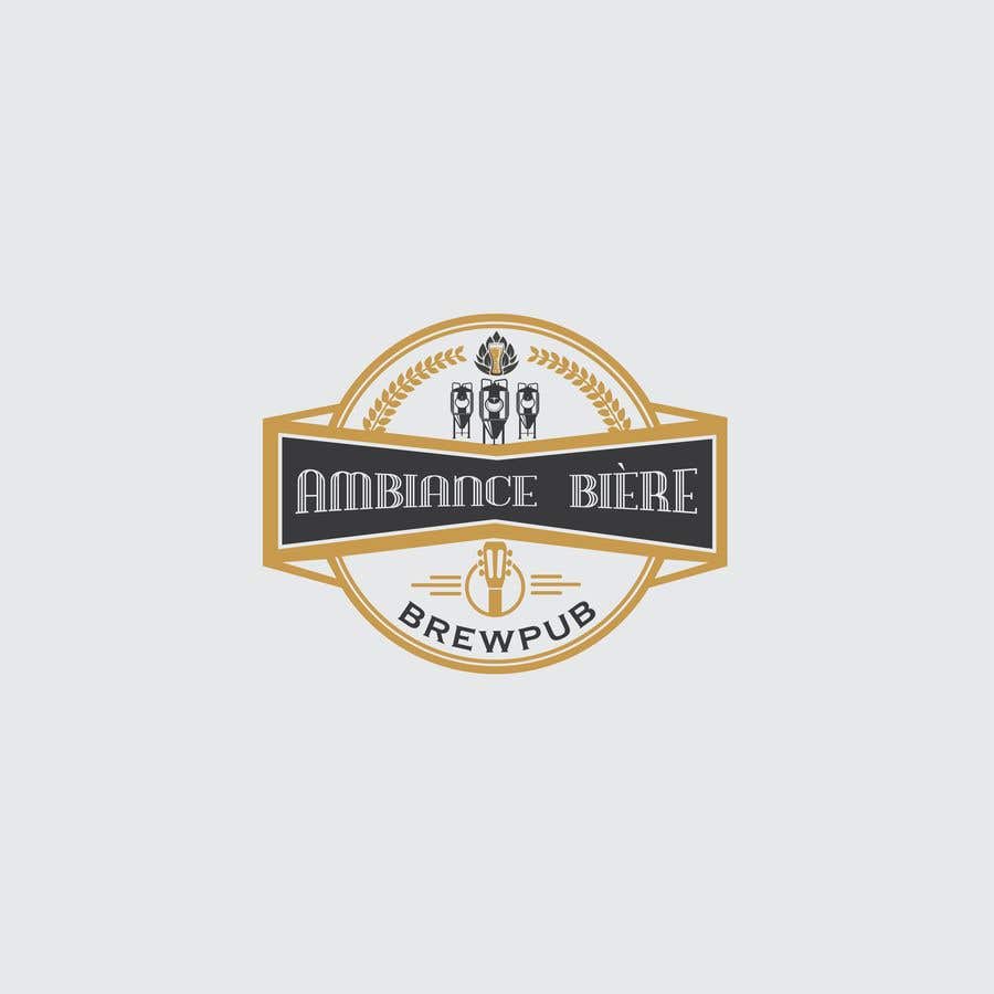 Penyertaan Peraduan #120 untuk                                                 Logo for a brewpub called "Ambiance bière"
                                            