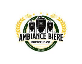 nº 110 pour Logo for a brewpub called &quot;Ambiance bière&quot; par GirottiGabriel 