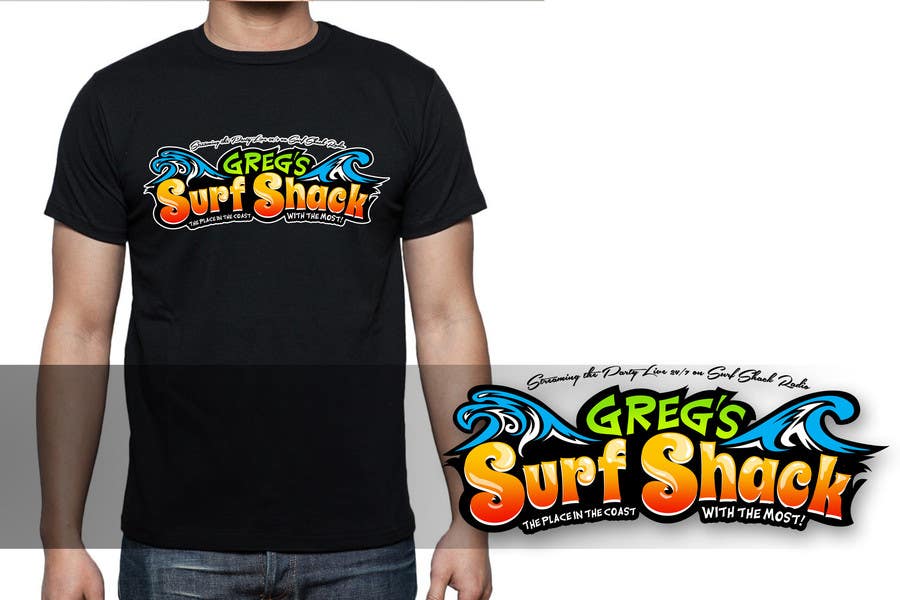 
                                                                                                                        Inscrição nº                                             5
                                         do Concurso para                                             Design a T-Shirt for Greg's Surf Shack
                                        