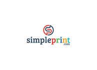 Nro 609 kilpailuun simpleprint.com logo käyttäjältä Alinub