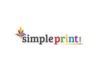 Nro 634 kilpailuun simpleprint.com logo käyttäjältä Alinub