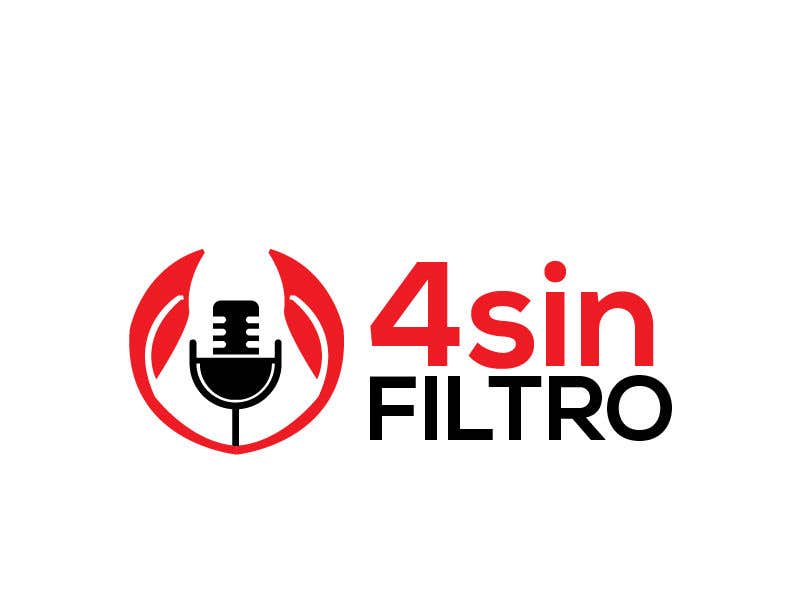 Participación en el concurso Nro.40 para                                                 A logo for Radio Show/Program “4 sin filtro”
                                            