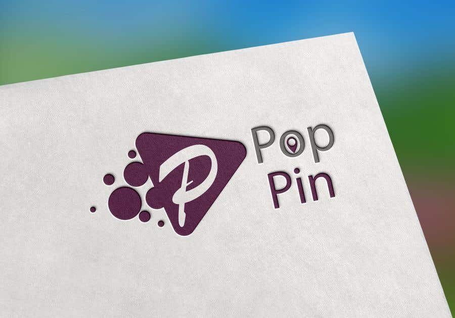 ผลงานการประกวด #16 สำหรับ                                                 A simple logo like for a profile icon, like what would be the app icon or instagram profile picture, and a design of the full name Pop Pin
                                            