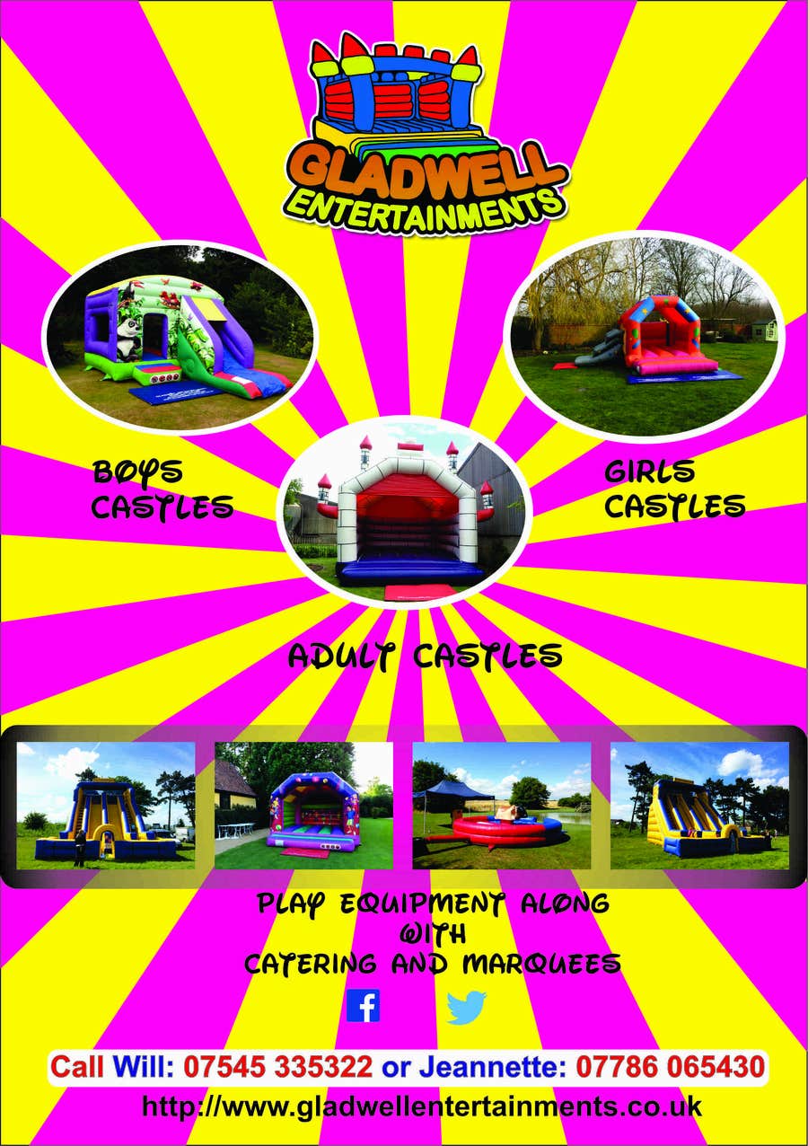 Konkurrenceindlæg #6 for                                                 Design a Flyer for A Bouncy Castle Hire Company
                                            
