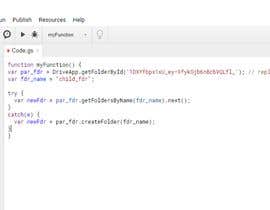 Nro 3 kilpailuun Google script for creating folders käyttäjältä deepakrawat3993