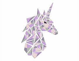 #92 for Create Geometric Unicorn Logo af AntonLevenets
