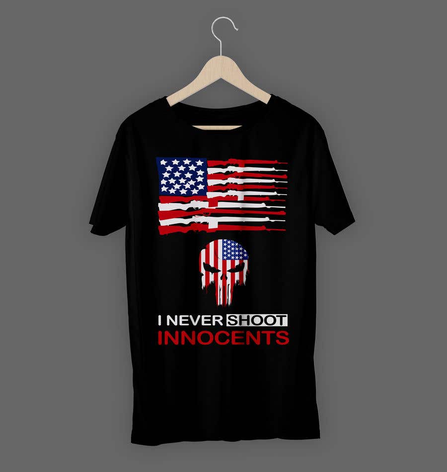 Penyertaan Peraduan #65 untuk                                                 T shirt design for Americans Guns lovers
                                            