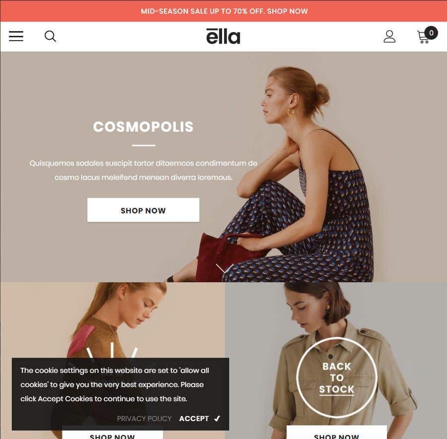 Contest Entry #26 for                                                 Simply recommend a shopify theme that will best suit our business
                                            