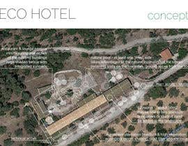 #15 สำหรับ Architectural design for a small ecological hotel in Spain (Exterior, interior and landscape design) โดย Yoowe