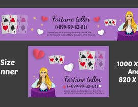 #4 untuk Realize a banner and a picture with a custom fortune-teller and pulsing telephone numbers oleh AlMamun4772
