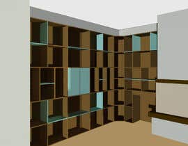 #14 para Achitectural design of a Library/Book shelves de asafreelance2019