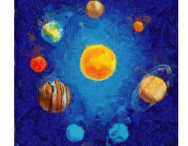 #33 untuk Van Gogh-Inspired, Hand-Painted Planets Backpack Design oleh khaldiyahya